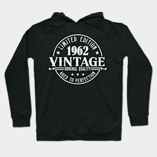 60th birthday, 1962 SVG, 1963 Birthday, Vintage , Aged to Perfection, Limited Edition Hoodie